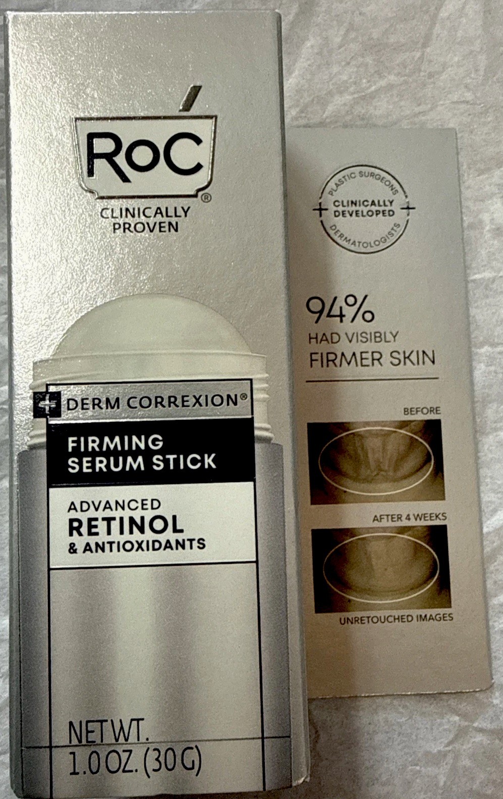 RoC Retinol+Derm Correxion Advanced Retinol Firming Stick 30ml NIB