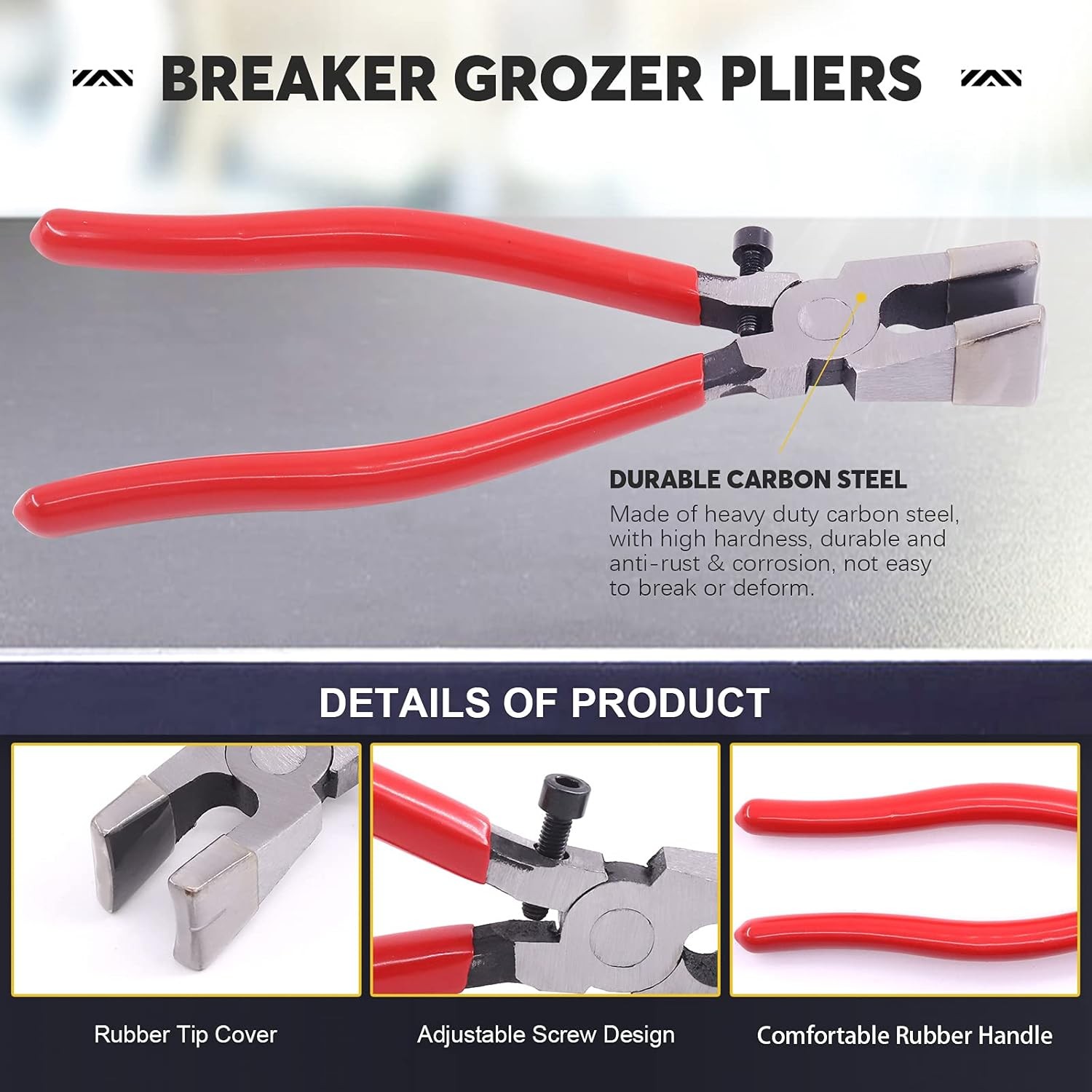Glass Cutting Tool Set Circular Cutter and Pliers Kit