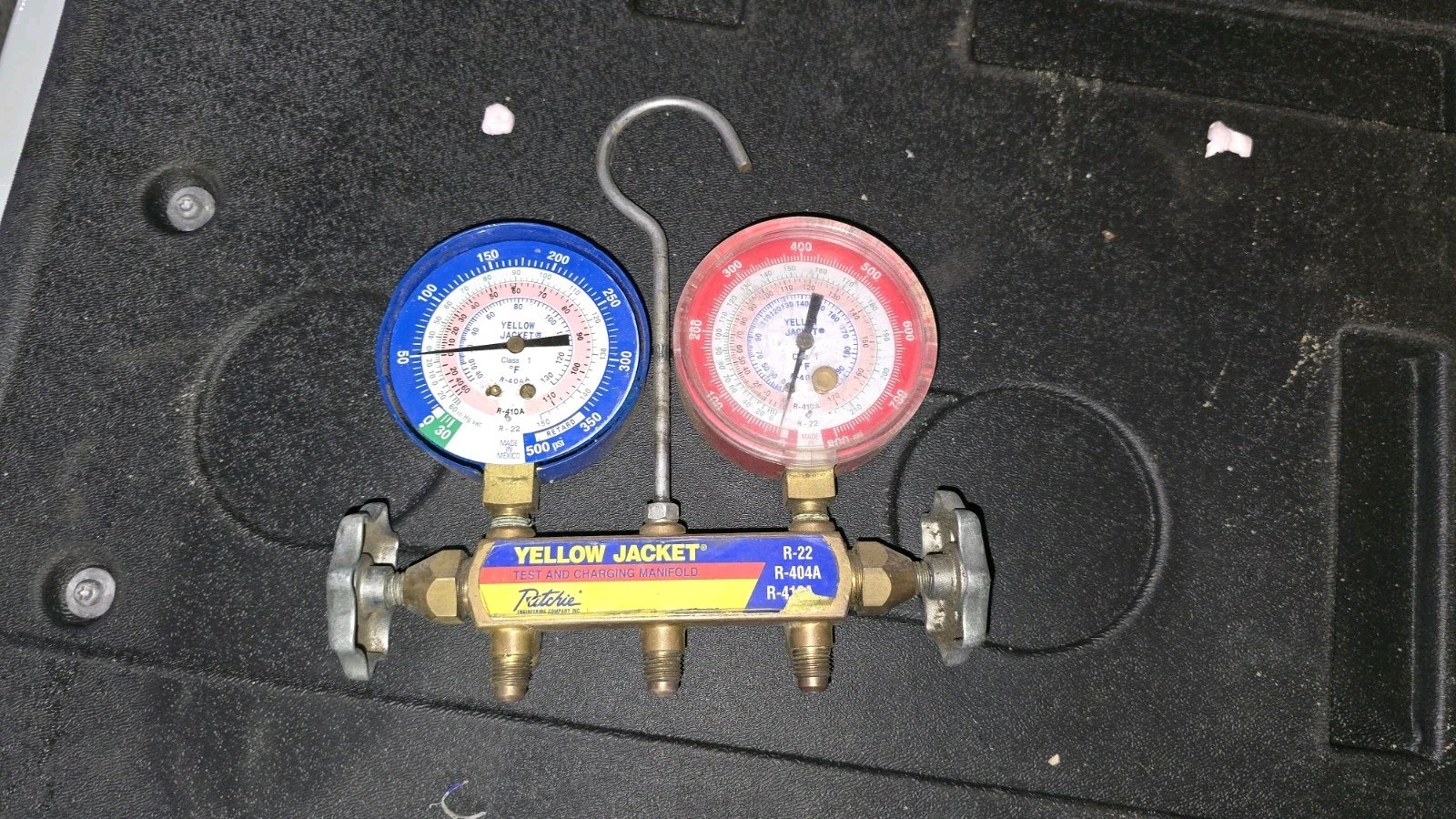 Ritchie Yellow Jacket Test and Charging Manifold R22, R404a, R410a  261228