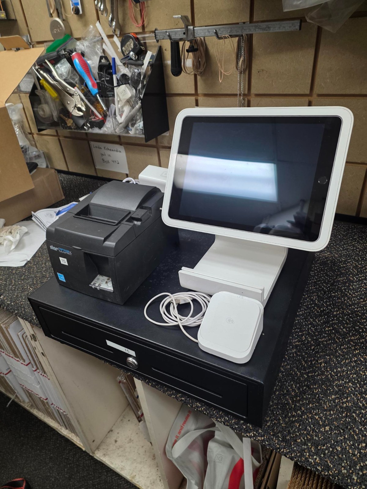 Square POS System - Complete - Cash Register, Tap T, Star Printer, iPad (READ)