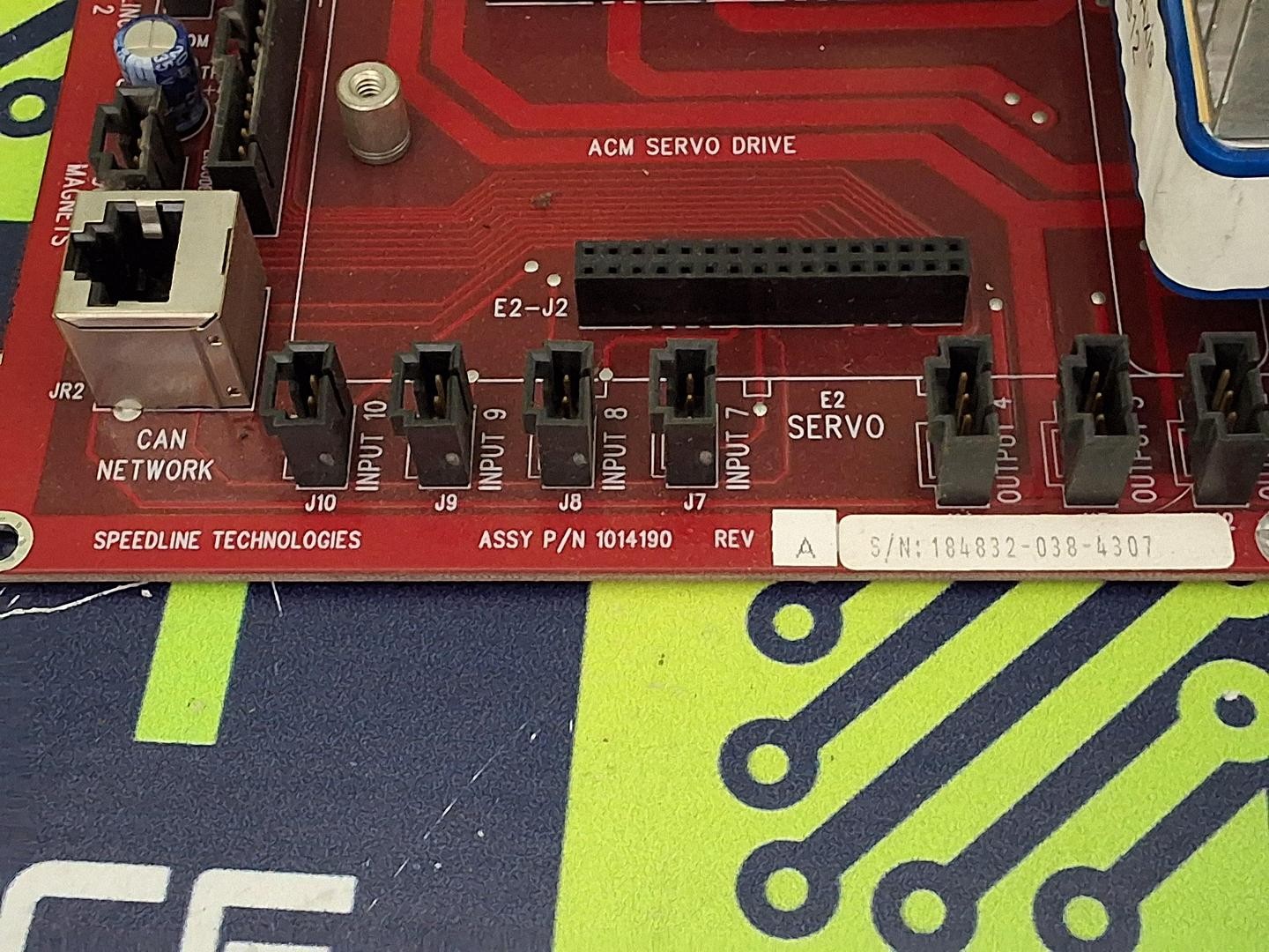 SPEEDLINE TECHNOLOGIES 1014190 SERVO DRIVE BOARD