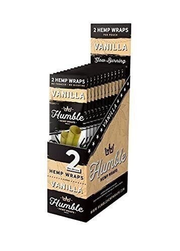 Humble Wraps 2 Wraps Per Pack - (25 Count Display) - Vanilla