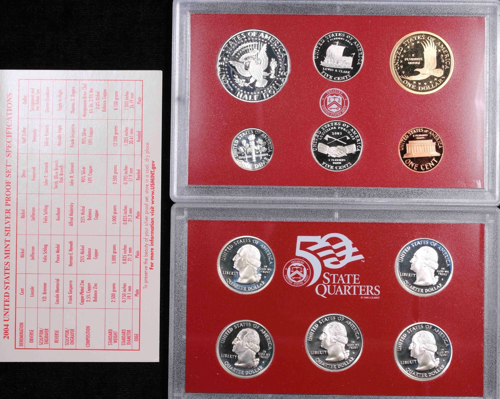 2004 U.S Mint Silver Proof Set #B349