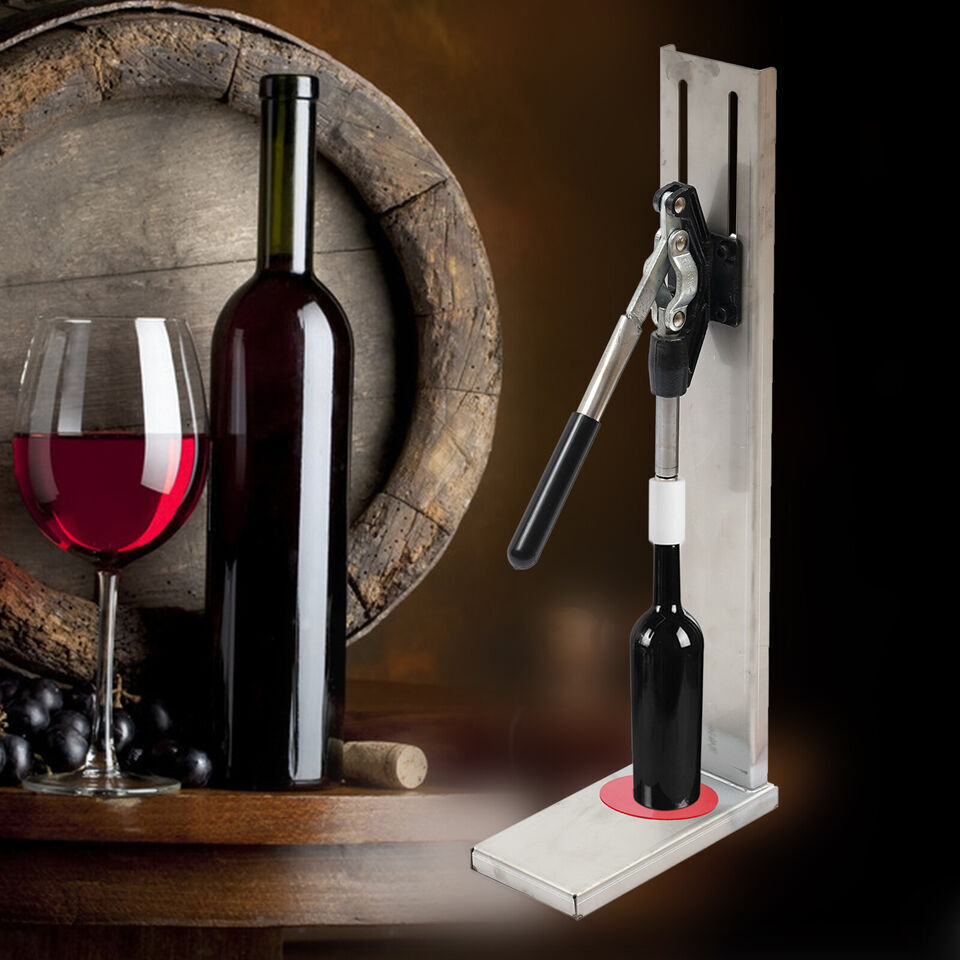 Manual Bottle Stopper Tool Hand Pressure Corker Wine Inserting Corks Pom Tool US