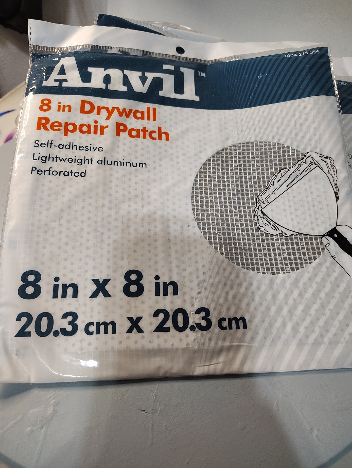 Anvil 8 In Drywall Repair Patch 8 In X 8 In