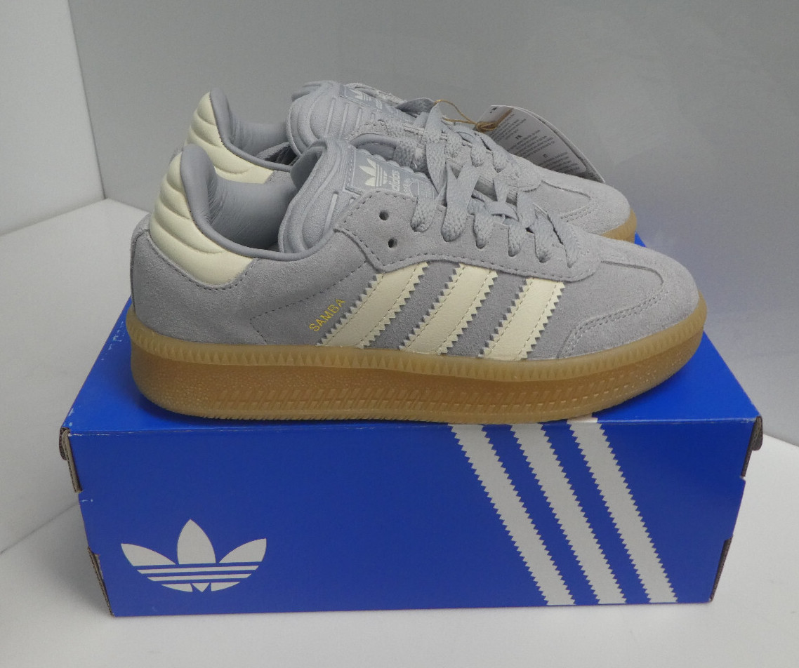 Adidas Samba XLG Shoes JR4973 Kids Size 4.5 DAMAGED BOX