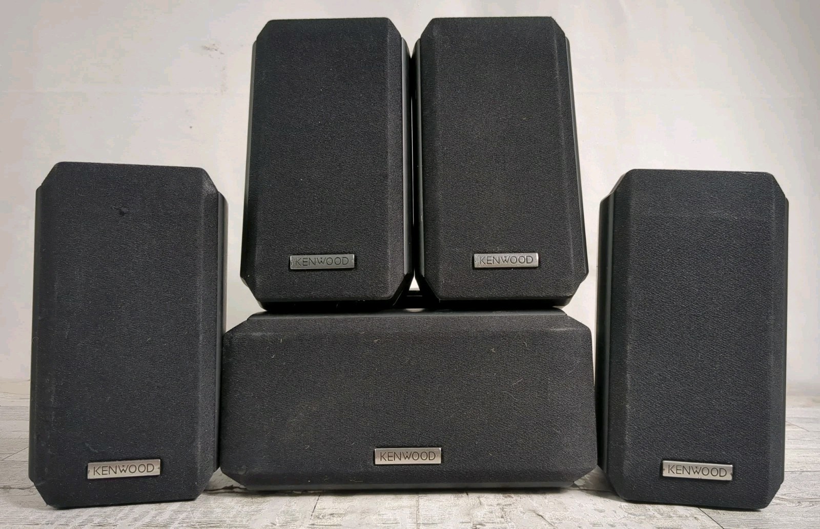 5-Piece Kenwood KS-207 Surround Center  & Front Lch Speaker | Tested/Working
