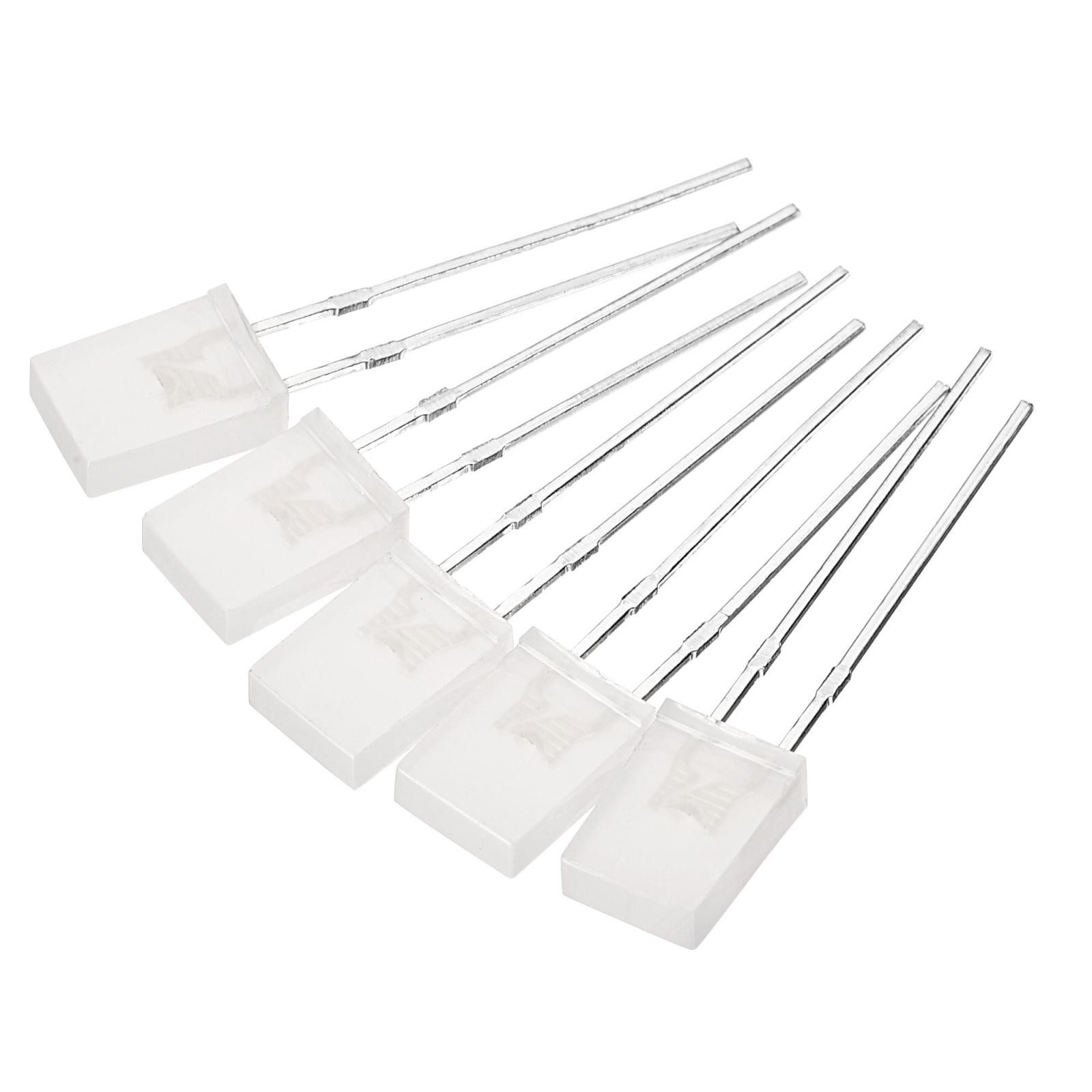 150Pcs 2x5x7mm Light Diode Rectangular Bright Diffuse LED Lamp Bulb Blue