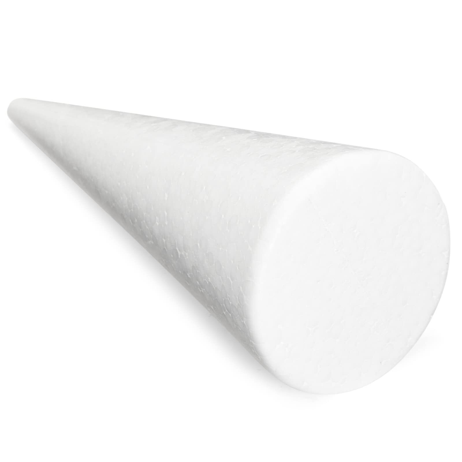 6 Pack White Crafting Foam Cones for DIY Art Projects & Holiday Decorations -...