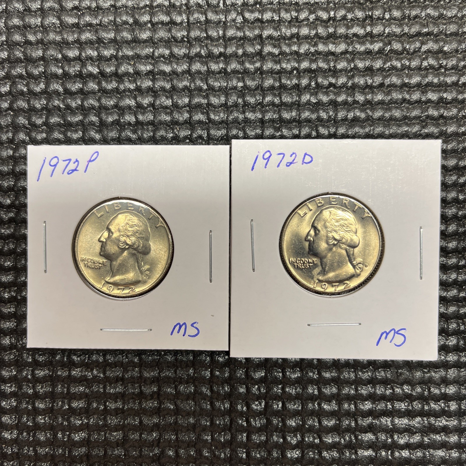 1972 P&D Washington Quarters