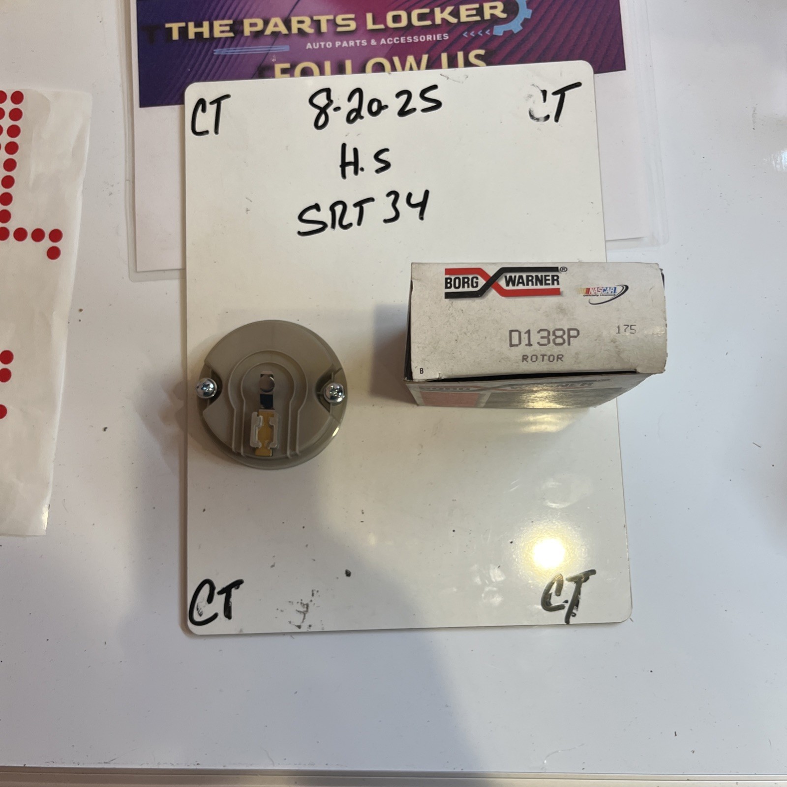 (1) Brand NewBorg Warner D138P Rotor Genuine, Vintage, Nos, Part