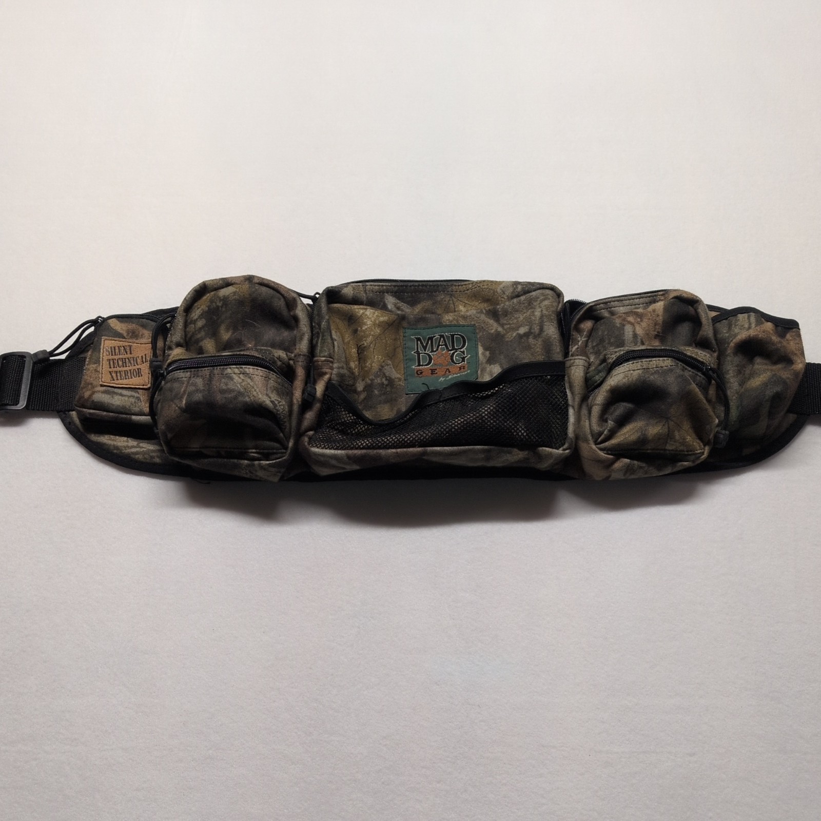 Mad Dog Gear Camo Fanny Waist Pack Clip Bag Deer Hunting 7 Pockets