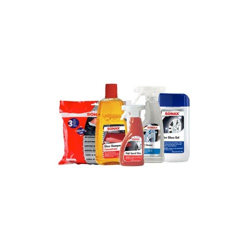 Detail Cleaning Kit - SONAX Premium Exterior Car Wash Kit - SONAX (230202)