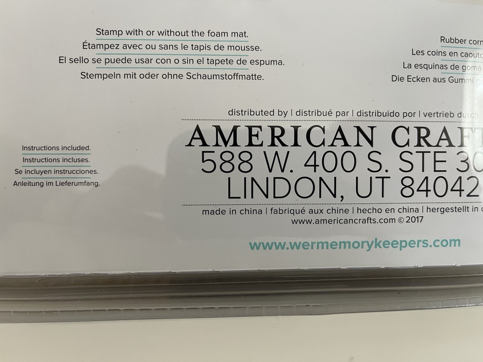 We R Memory Keepers Precision Press Advanced 5-Piece Scrapbooking Card Making