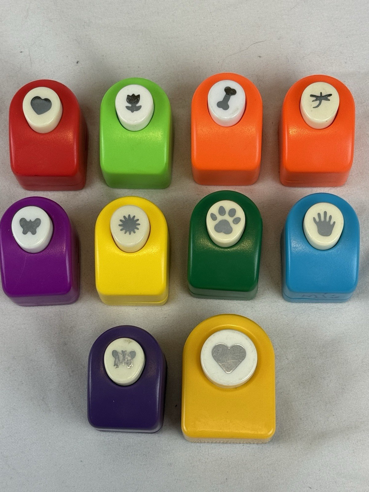 Lot Of 10 Assorted Scrapbooking/Crafting Paper Hole Punches - Mixed Brands