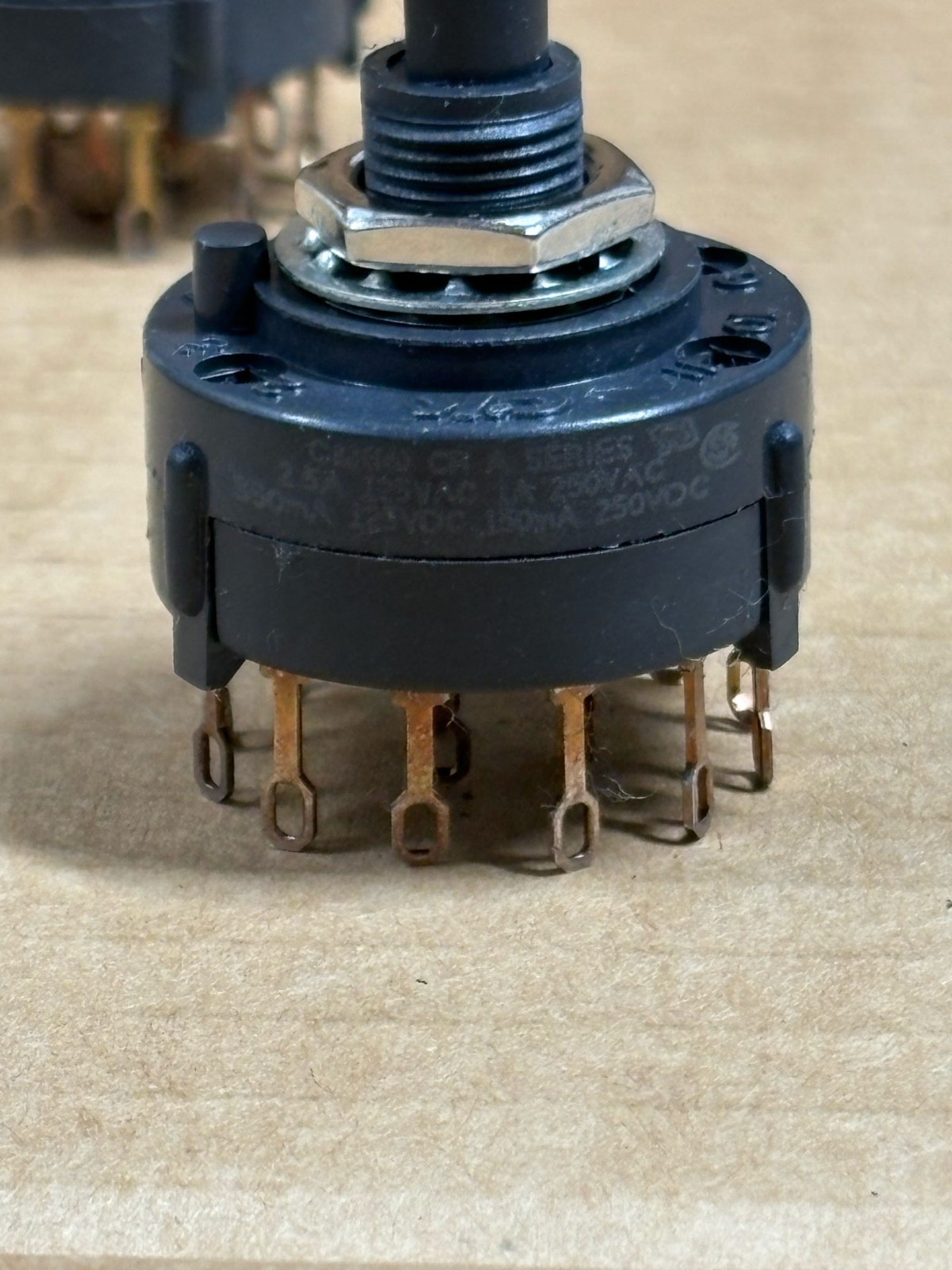 5x CK 12 Position Rotary Switch 125VAC 150VDC Multi Deck Panel Selector Switch