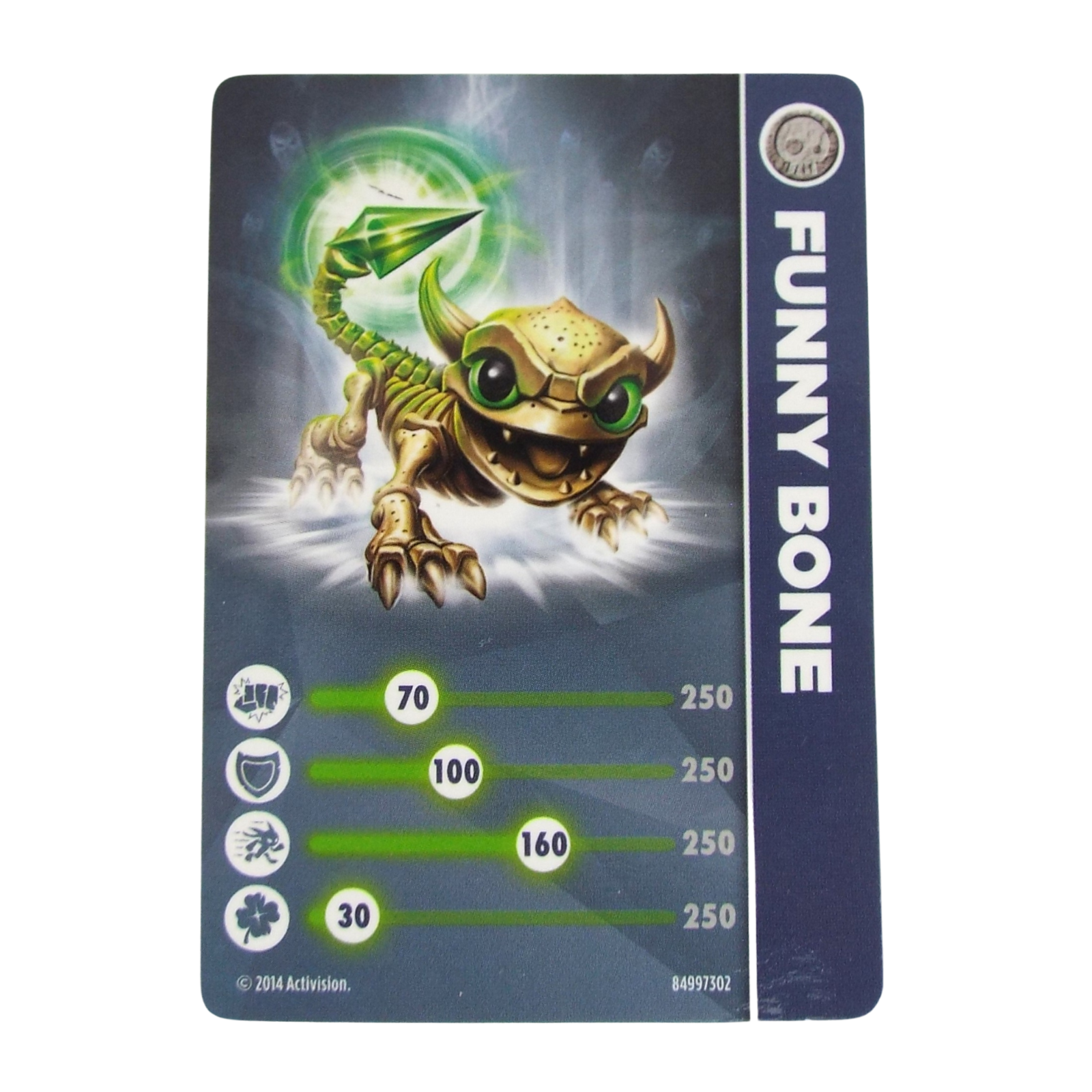 Skylanders Trap Team ~ Funny Bone Mini Gaming Figure w/ Card ~ Activision
