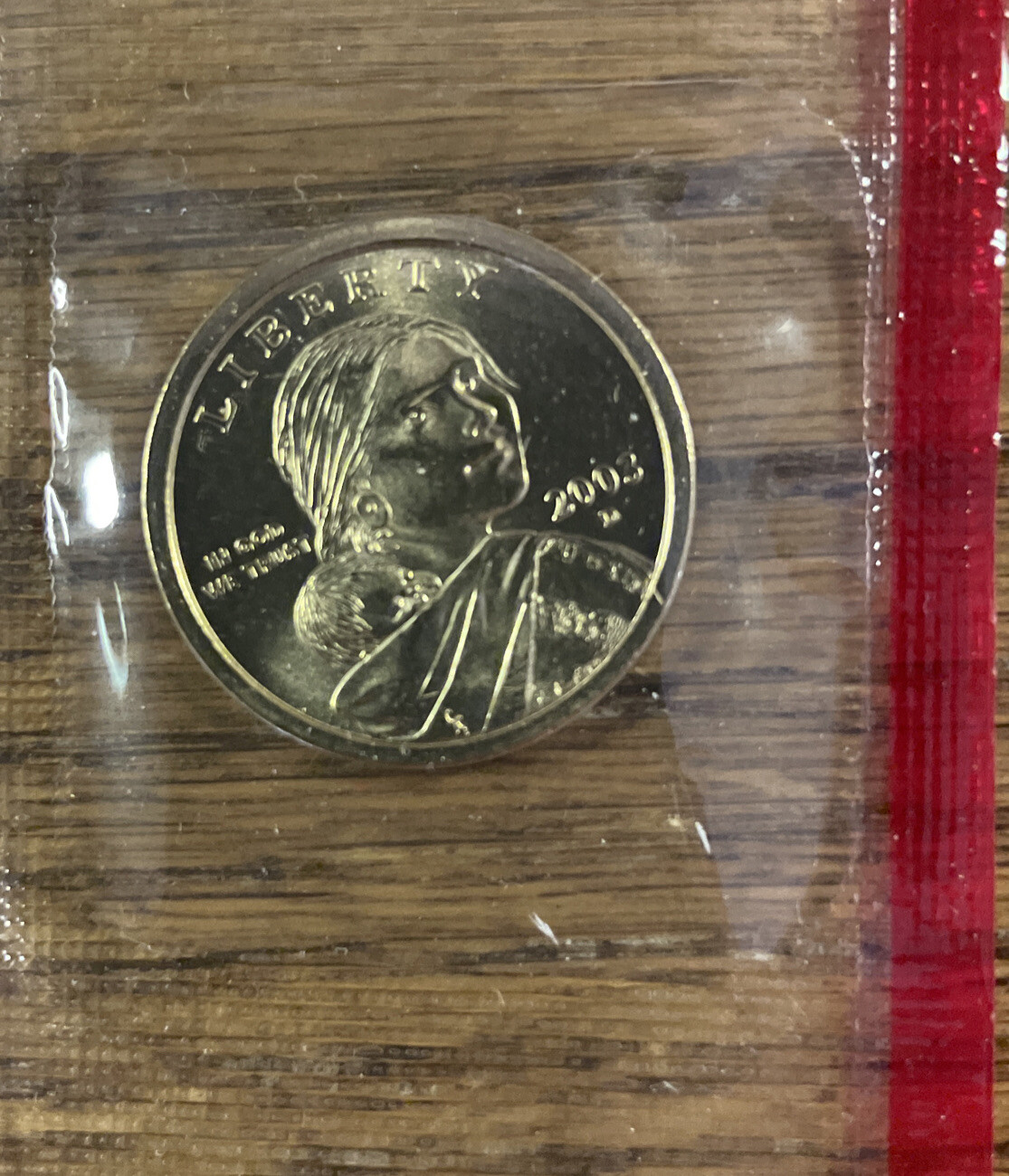 2003-D Sacagawea Native American Dollar from Mint Set in Mint Cello - Ships Free