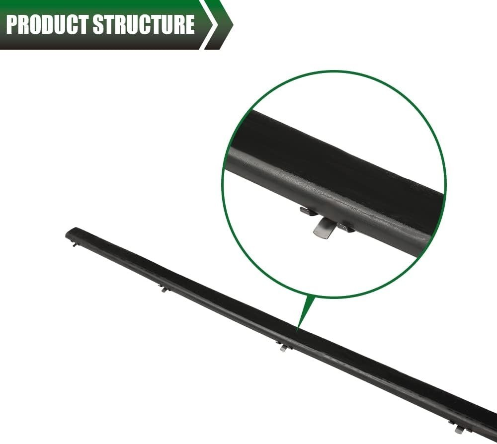 Tailgate Tail Gate Window Sweep Weatherstrip Seal Set