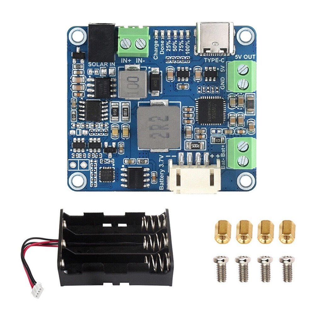 Waveshare Solar Power Manager Module Metal Construction 6V~24V Compatible