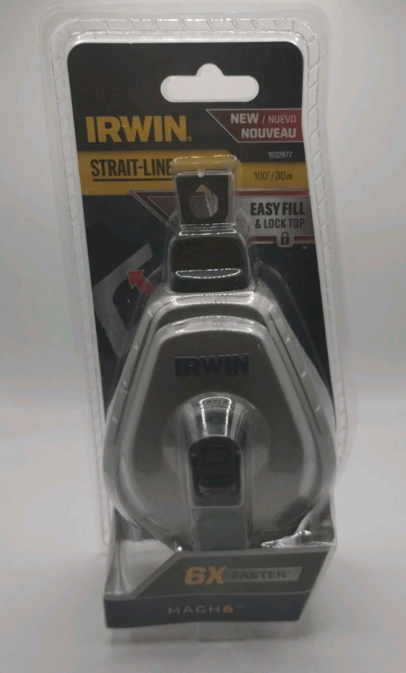 Irwin Strait-line Mach 6 Chalk Reel 6x Faster