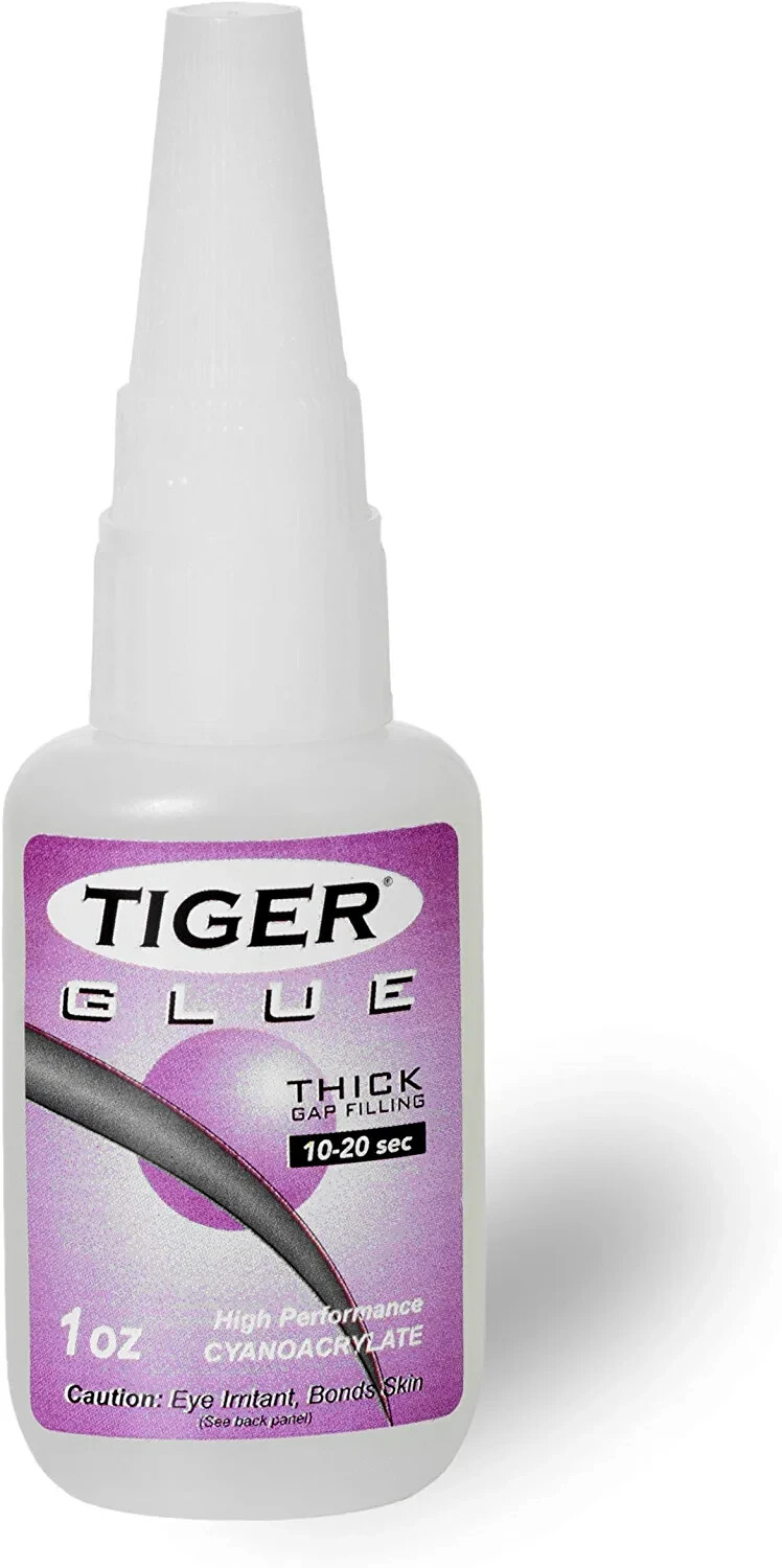 Tiger Glue for Billiard Pool Cue Tips 1 oz