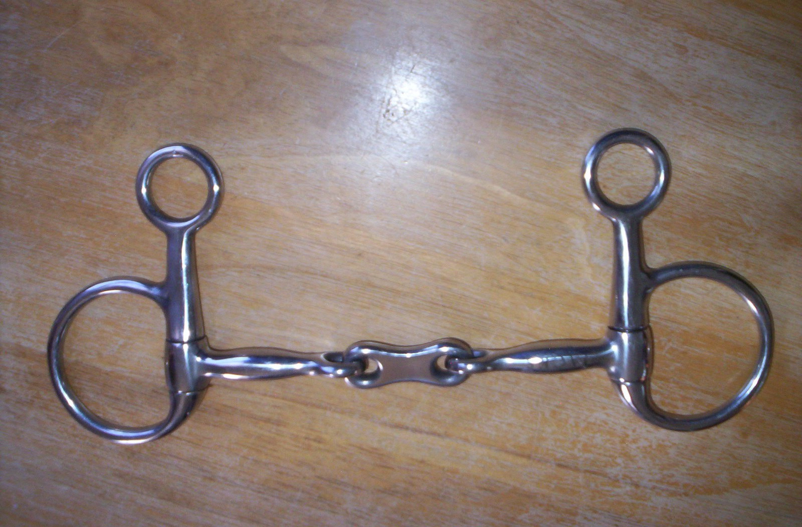 Stainless Jacks  Boucher Baucher Hanging Cheek French Link Snaffle 5 1/2" Mouth