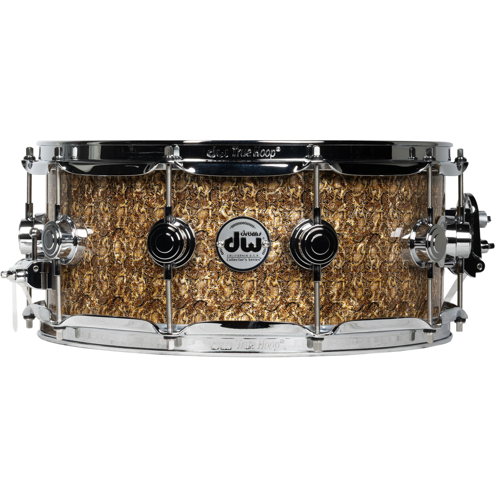 Drum Workshop Collectors Series 6x14 Snare Drum - Gold Boa
