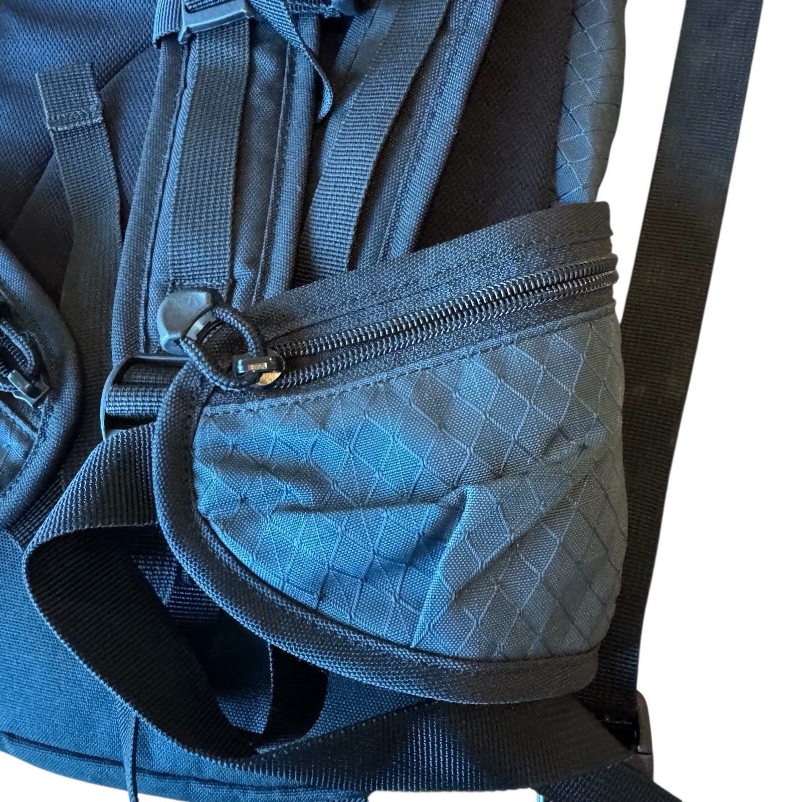 Nalgene Hydration Backpack Bl Nylon 6 Zippered Camelback Hiking Unisex 085