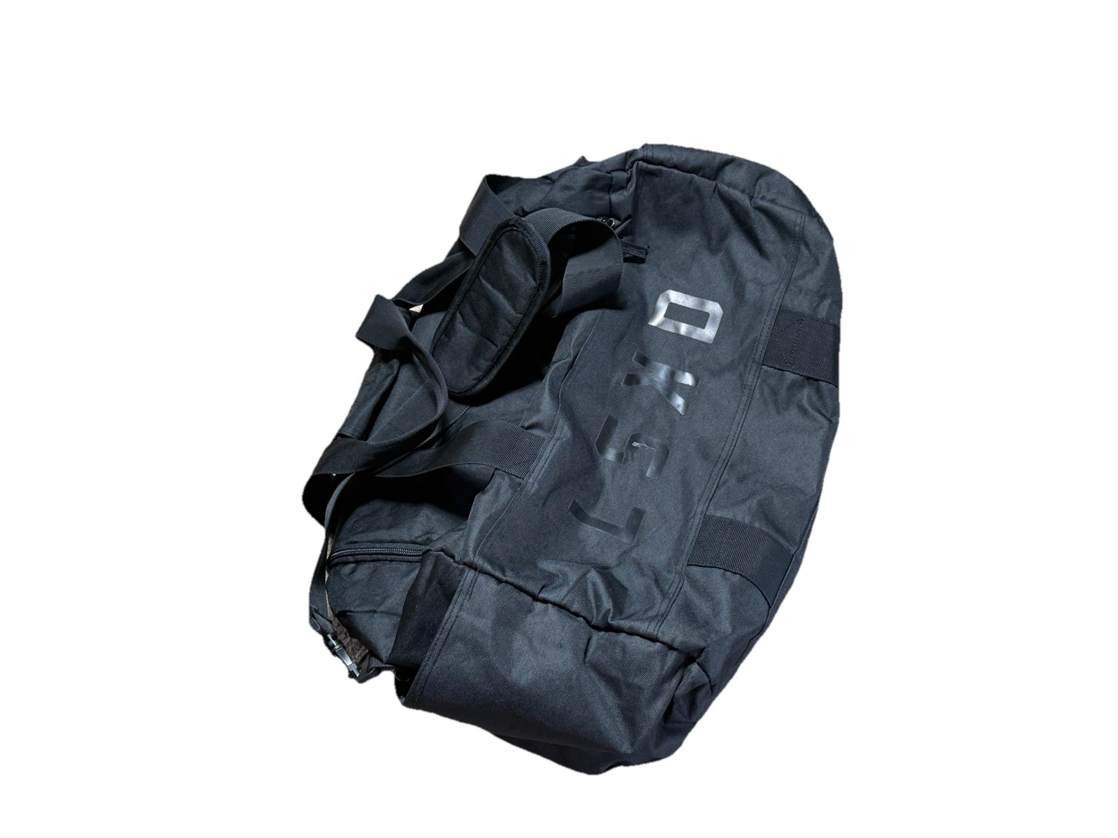 LKSD Loose Kid Go-To Duffel Bag Travel Carry On Gym Sports Black on Black Large