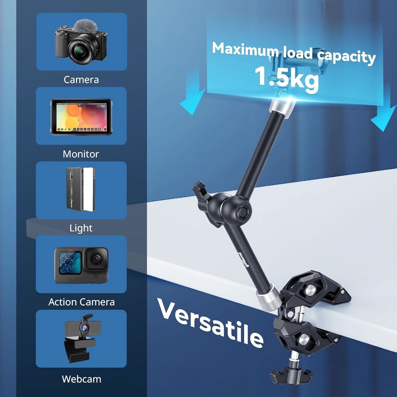 SmallRig Crab-Shaped Clamp with Magic Arm 4454