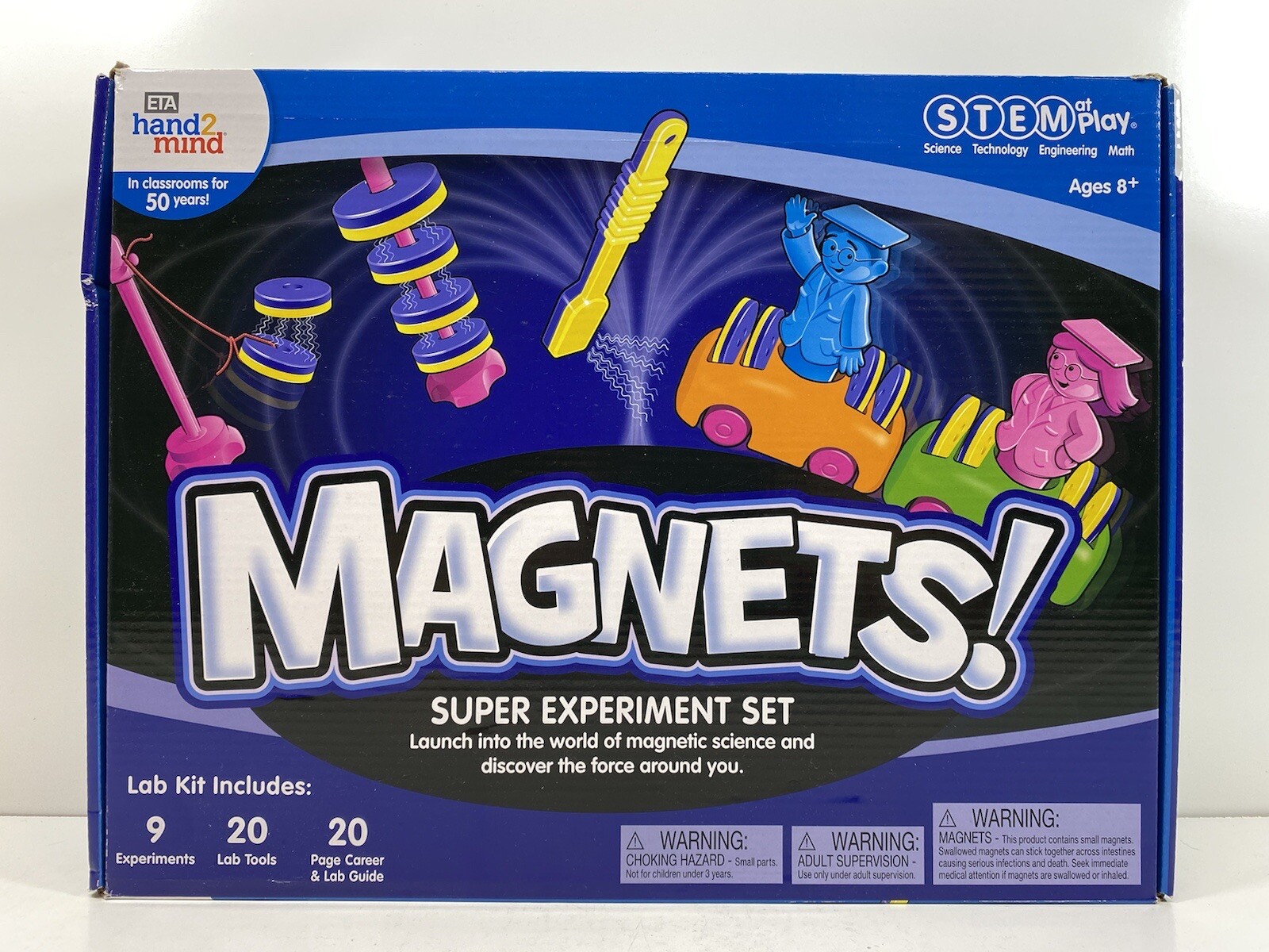 Hand2mind Magnets super experiment set ages 8+ 100% Complete Super Fun Learning