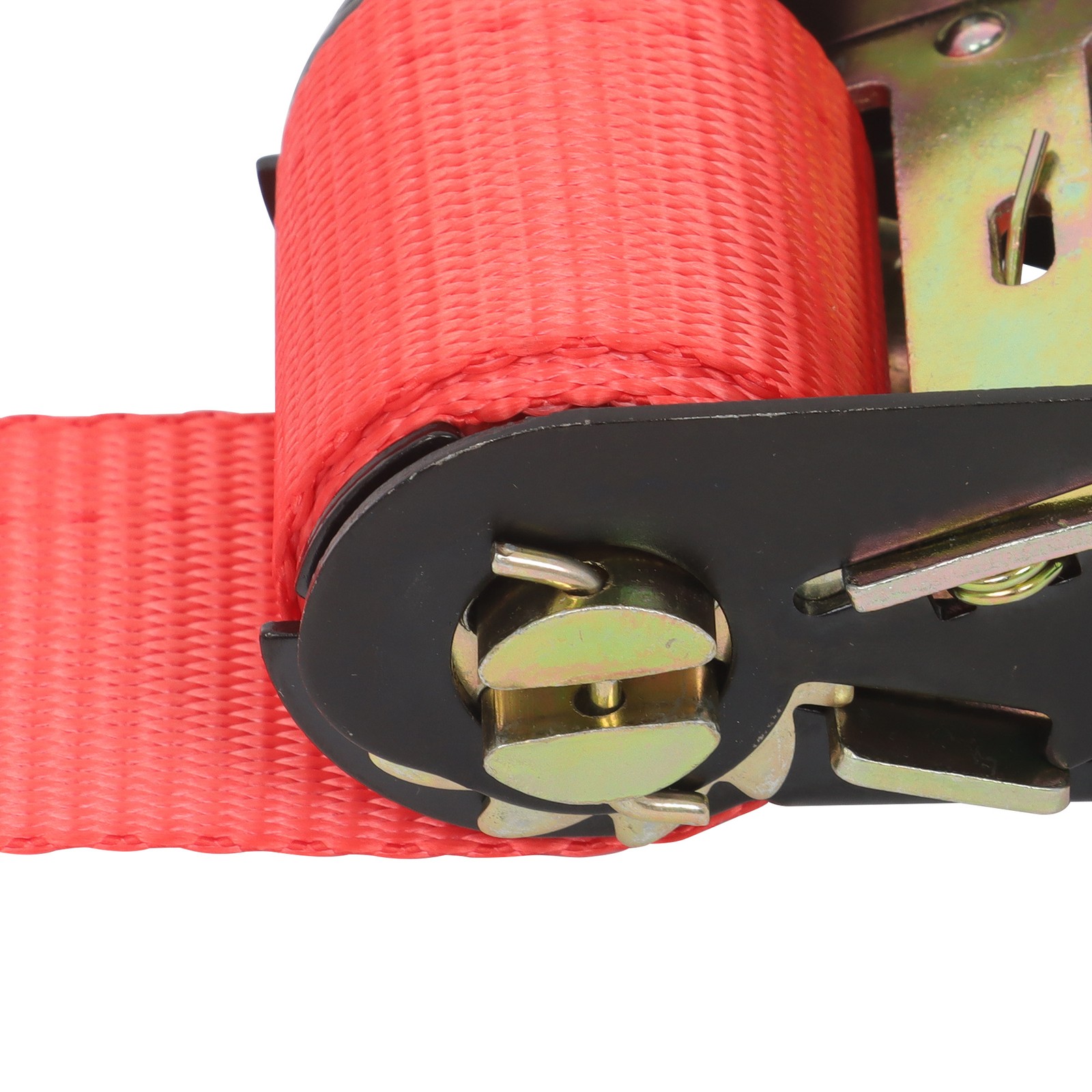 Labwork Wheel Chock Tie Down Kit Tire Ratchet Straps Wheel Chocks Red For ATV