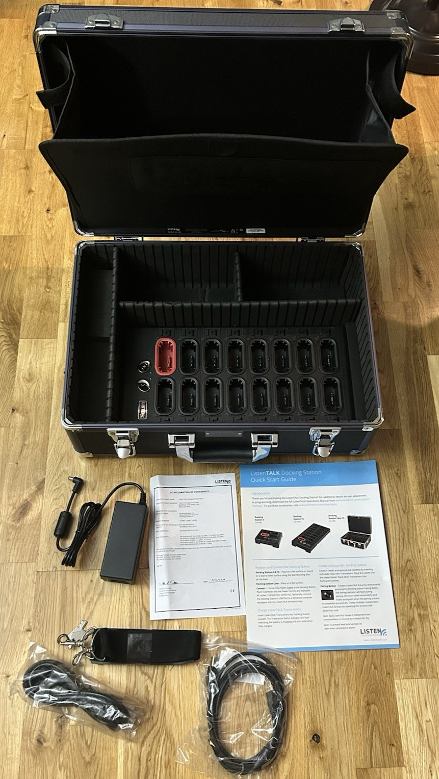 Listen Technologies  LA-481  ListenTALK Docking Case 16