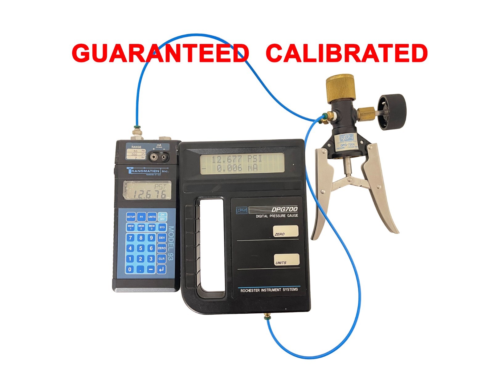 RIS DPG 700 Precision Pressure Calibrator / Manometer  -10 to +15 psi - USA MADE
