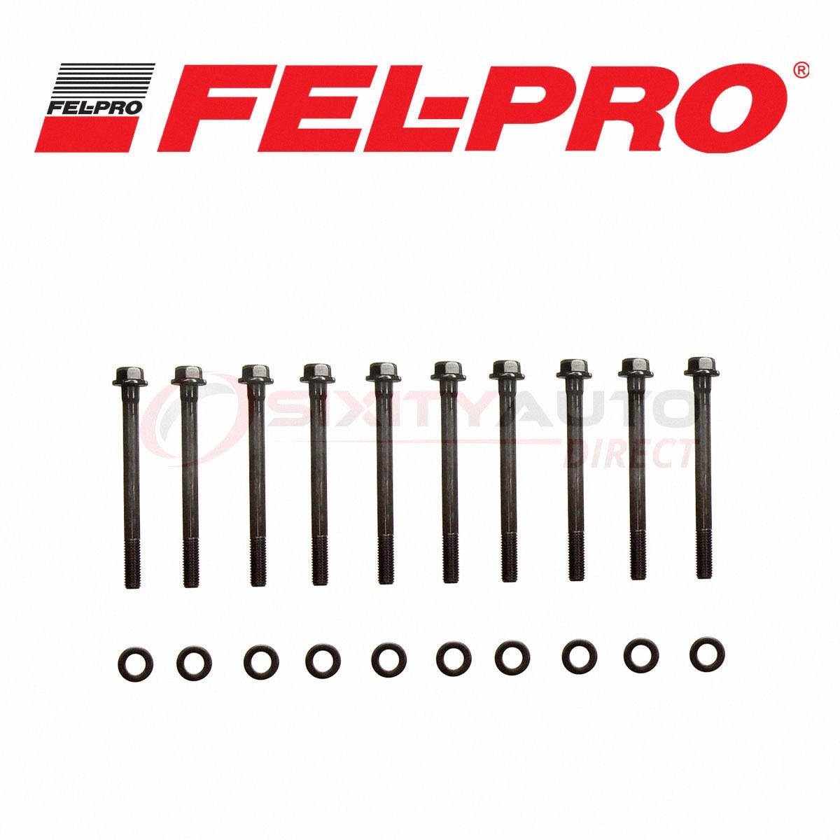 Fel-Pro Cylinder Head Bolt Set for 1990-1992 Nissan Stanza 2.4L L4 - Engine ih