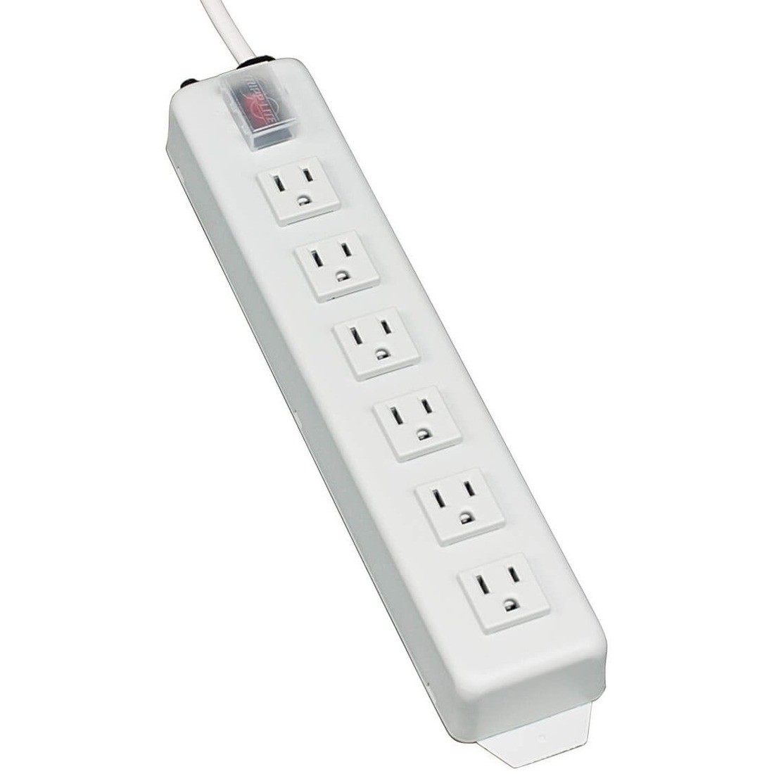 Tripp Lite Power Strip 120V 5-15R 6 Outlet Metal 6' Cord 5-15P (TLM606NC)