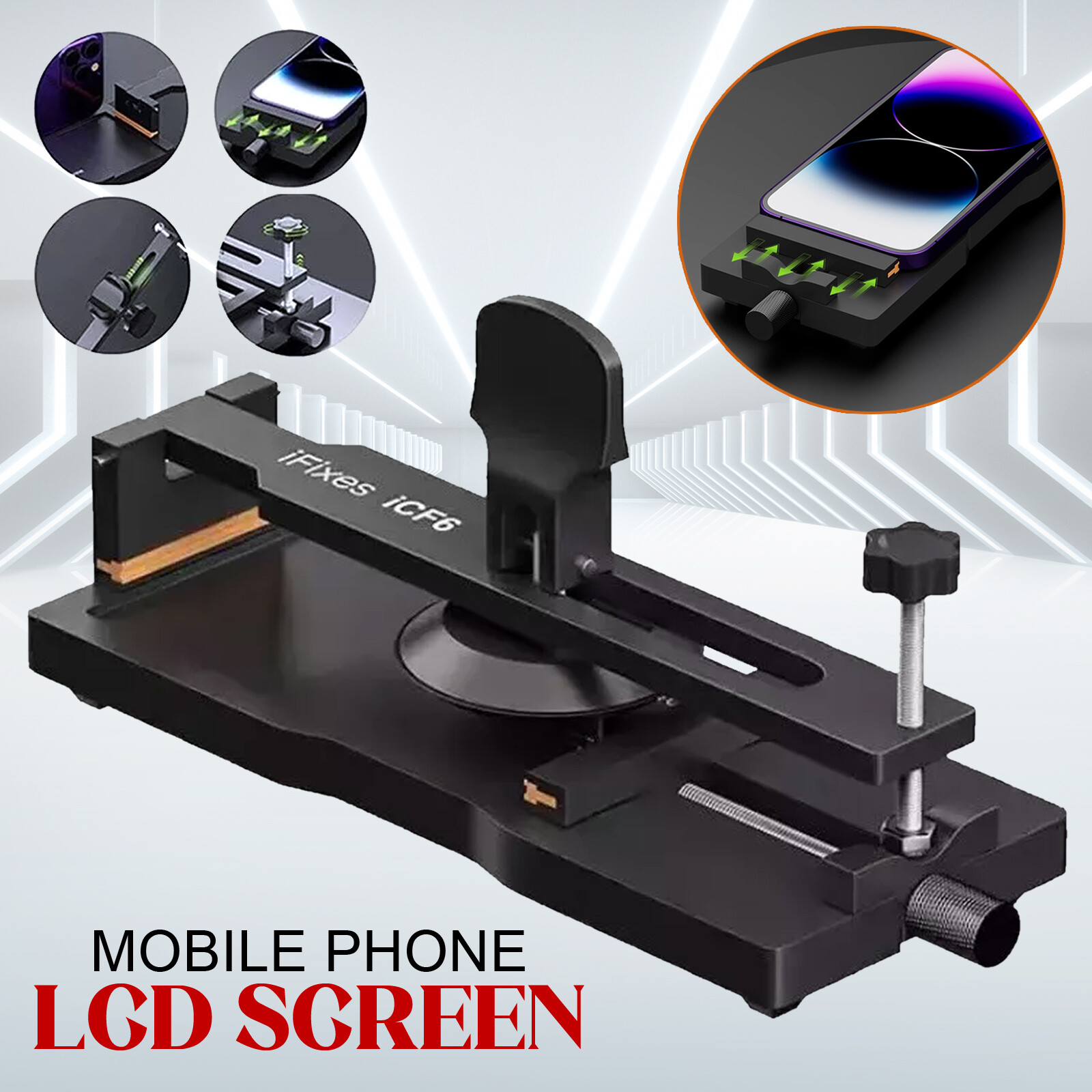 LCD Screen Separator Mobile Phone Free Heating Screen Quick Removal Tools
