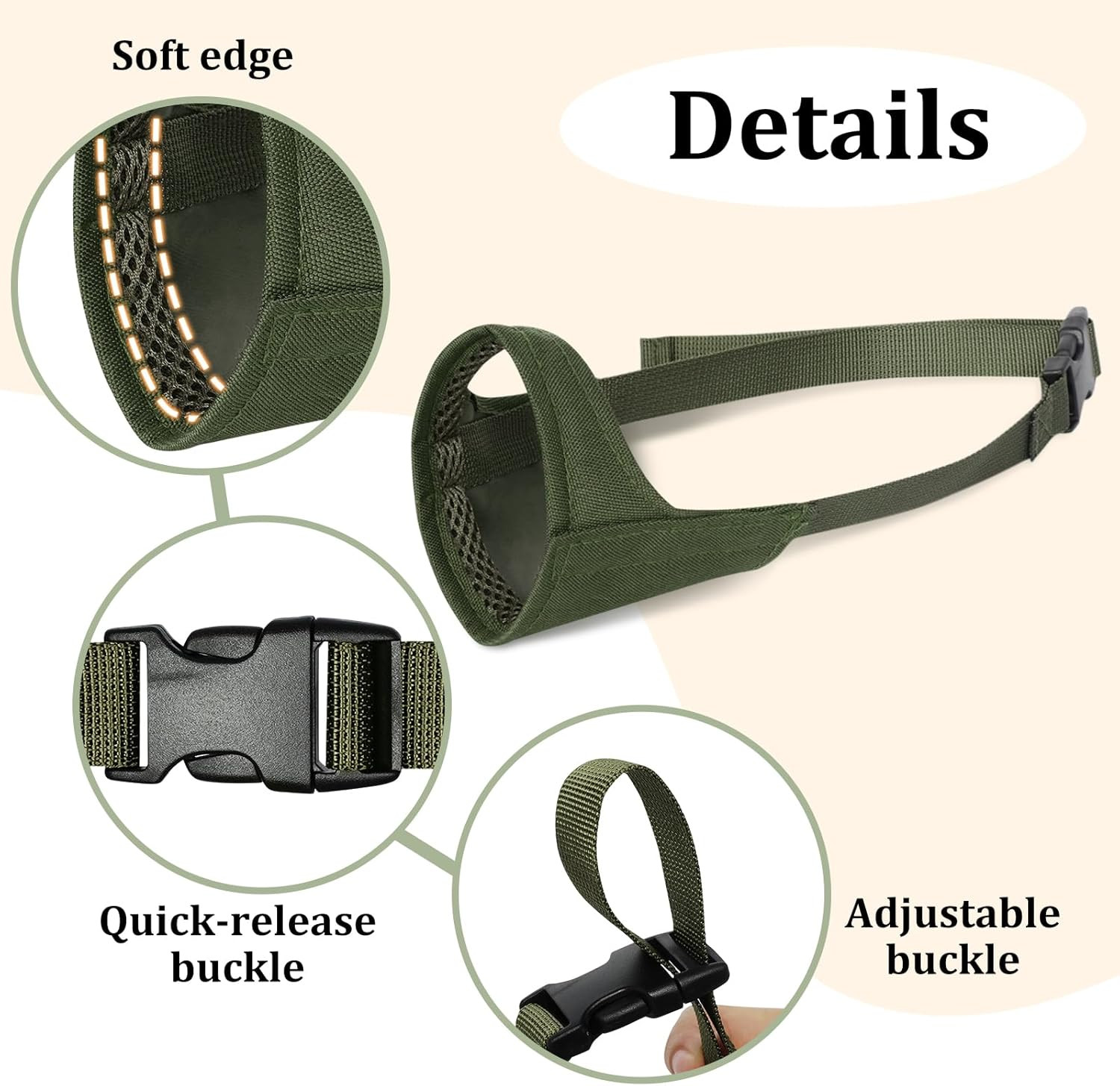 Short Snout Dog Muzzle Small Muzzle for Chihuahua Shih Tzu American Bully Boxer