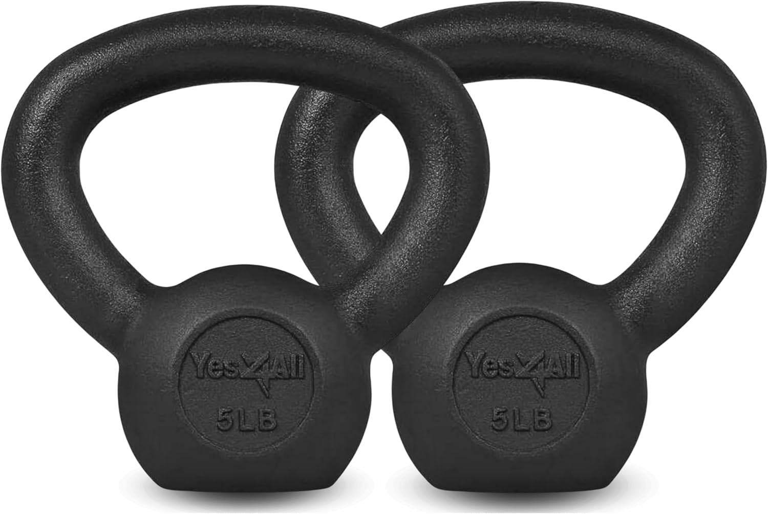 Cast Iron Kettlebell, Strength Training Kettlebells 5-80 Lb (5,10,15,20,25,30,35
