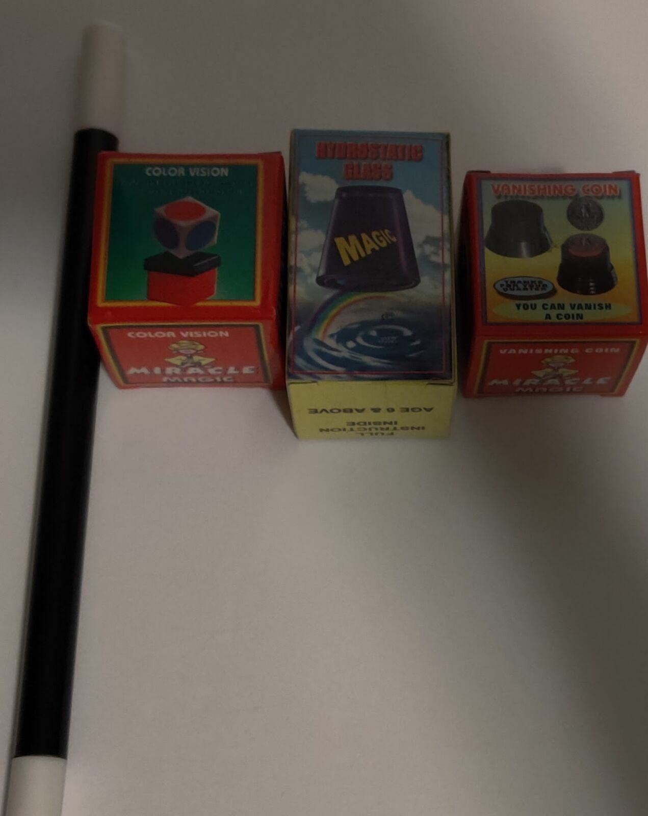 Instant Pro Magic Set Kit Tricks Illusions Open Box Complete Magician Prop vtg