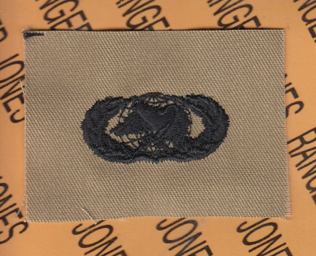 USAF Air Force Supply & Fuels Qualification Desert DCU badge patch