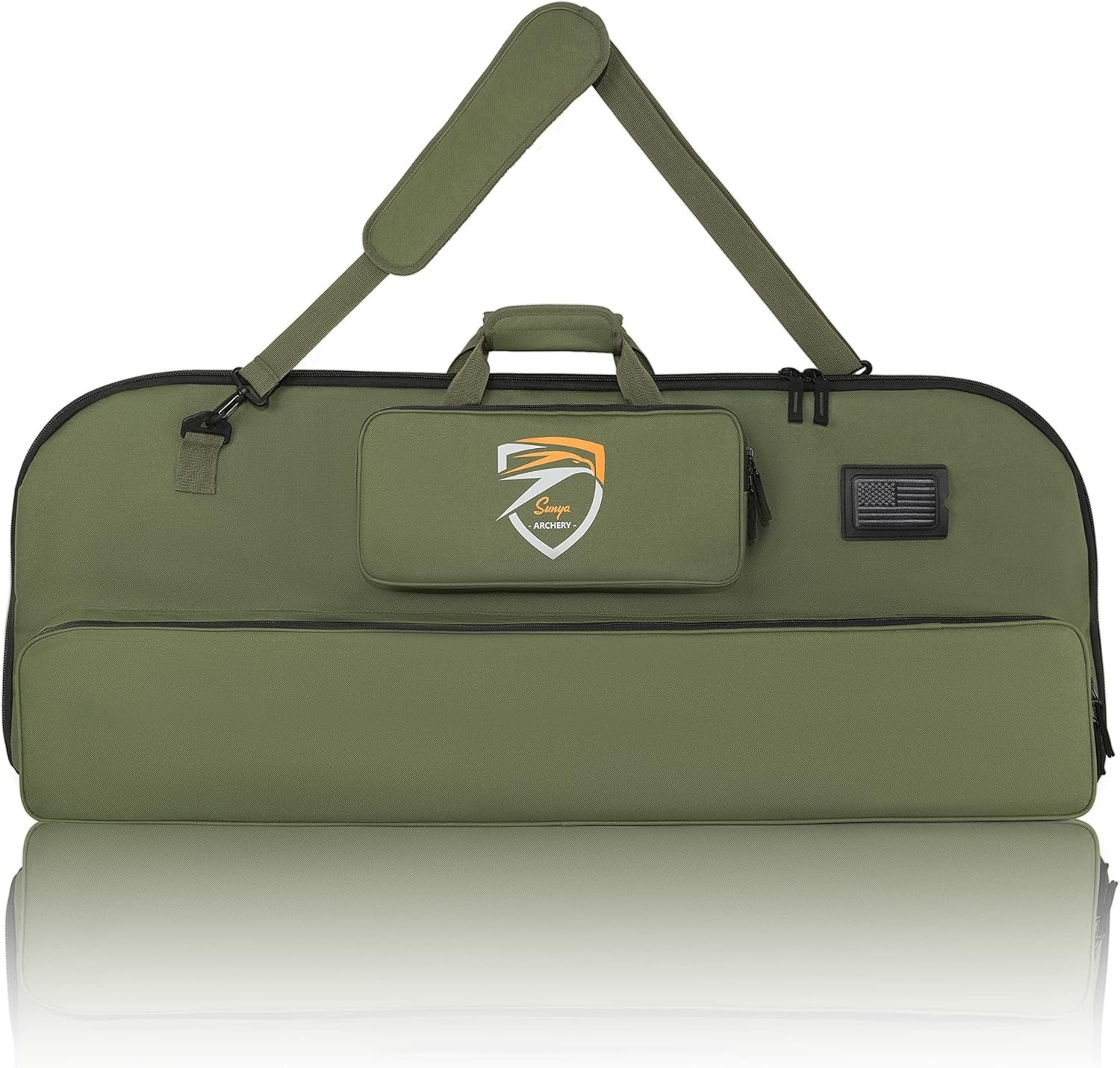 Compound Bow Case with Molle System - Neoprene Bow String Protection & Padded...