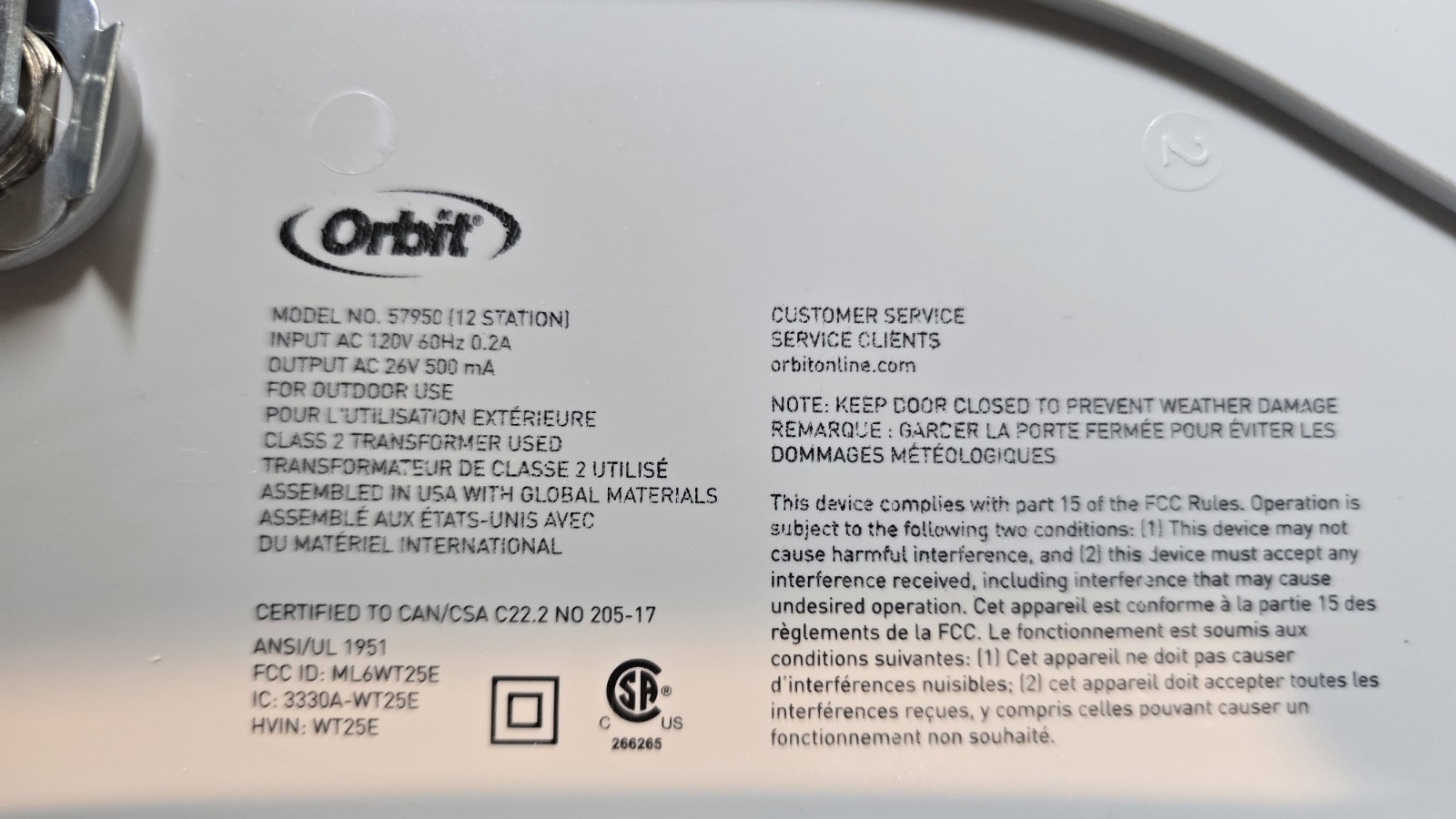 Orbit B-hyve 57950 Smart WiFi 12 Station Sprinkler System Controller