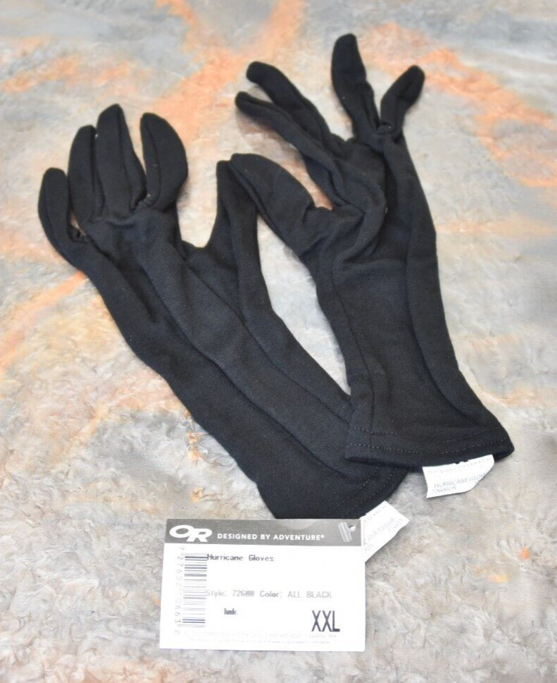 OR Hurricane Glove XXL Outdoor Research Gloves Black NEW
