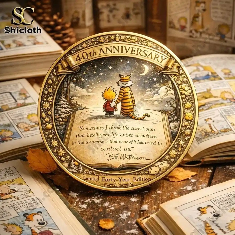 Calvin & Hobbes 40th Anniversary Commemorative Coin CB0663