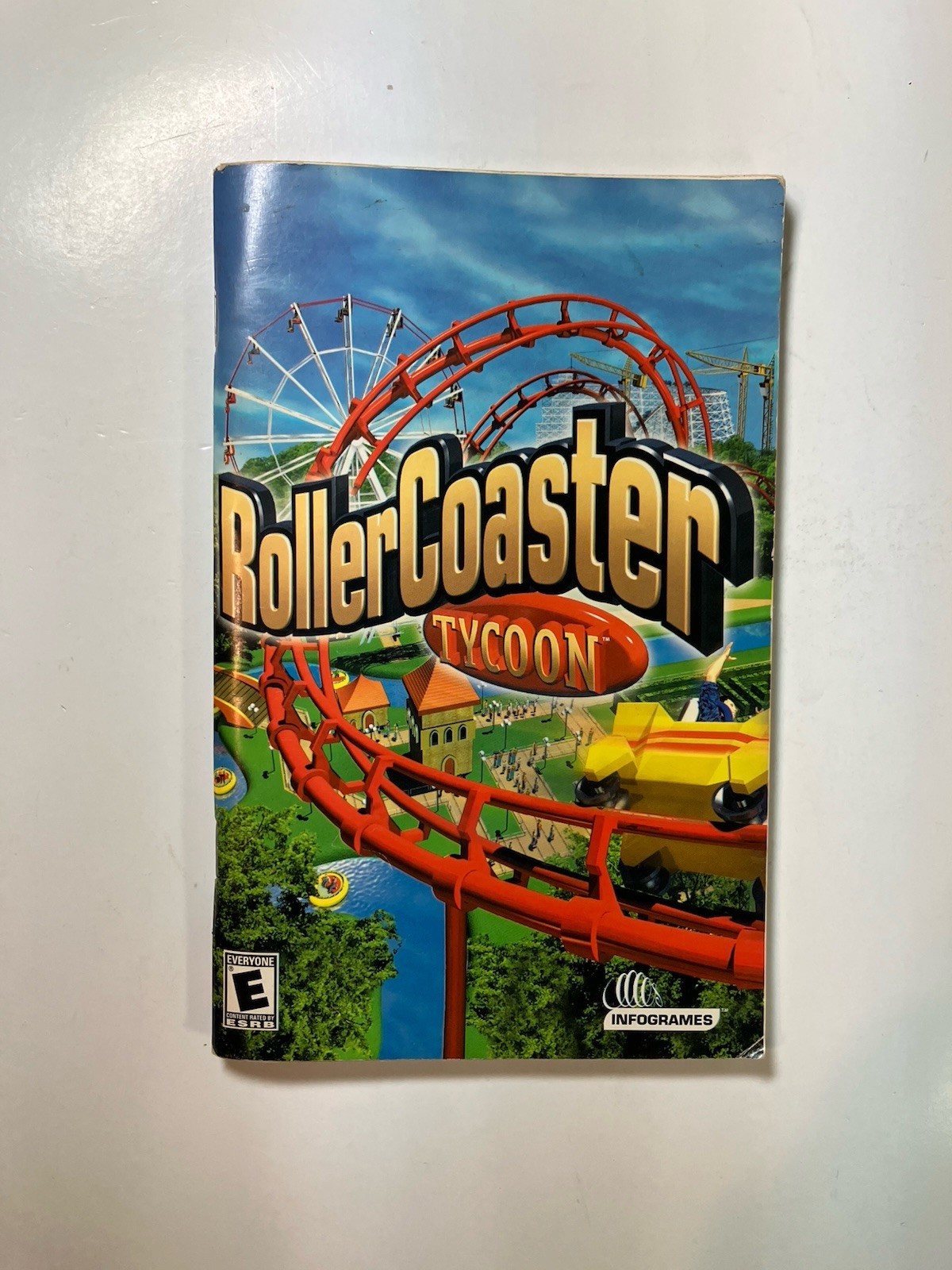 RollerCoaster Tycoon Instruction Manual ONLY! (Windows PC) NO GAME