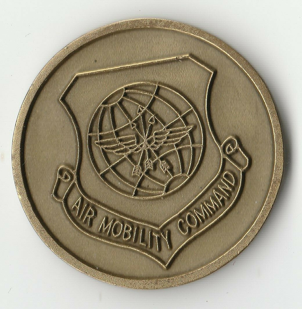 Air Mobility Command Global Reach Challenge Coin 1.5" DIA C-2
