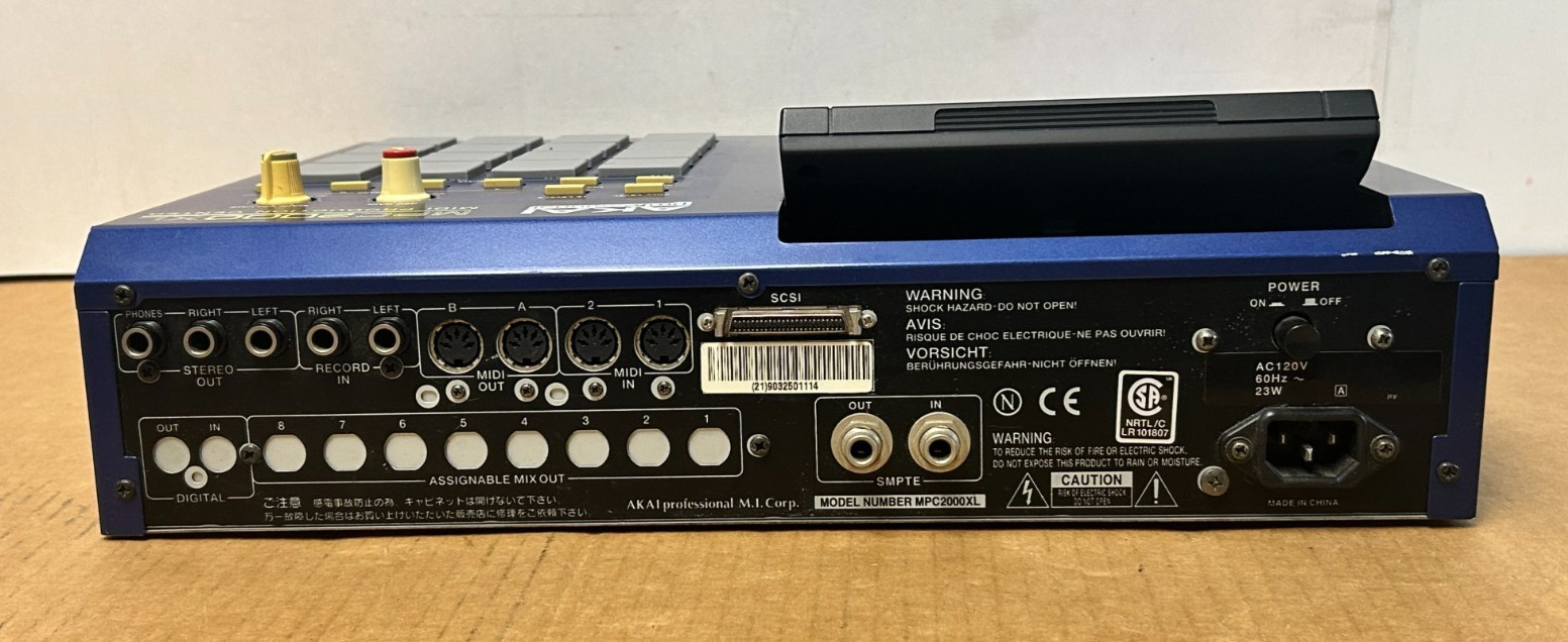 Akai MPC2000XL Sampler/Sequencer MIDI Production Center - Blue Edition!