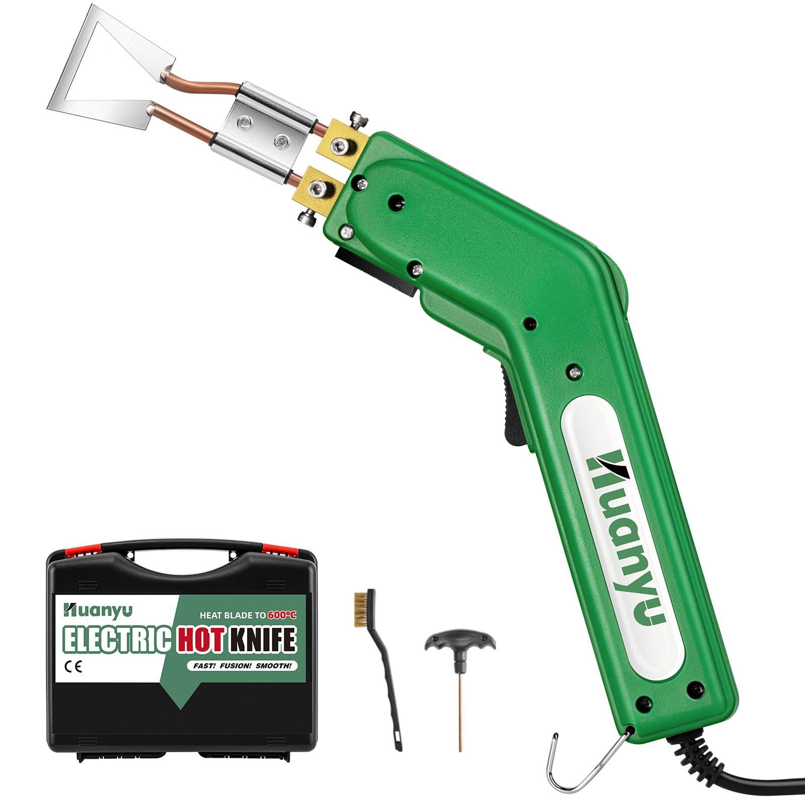 Hot Knife Fabric Cutter Shovel Knife 100W Max 1112℉, Hot Cutter for PVC Rope ...